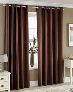 Buy Homefab India Royal Silky Grommet Long Door Curtain - 9 feet ...