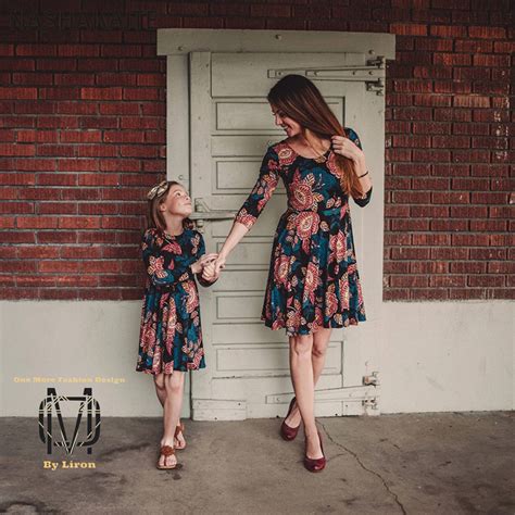 Mother-daughter Floral Dress Matching Mother and Daughter Gown Elegant ...