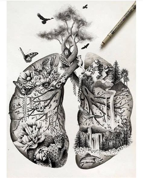 Lung art has a special impact on me these days as my lung function ...