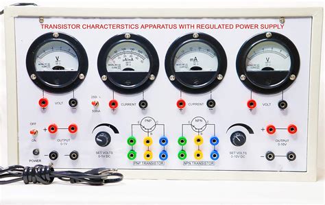 Labworld transistor characteristics apparatus four meters with ...