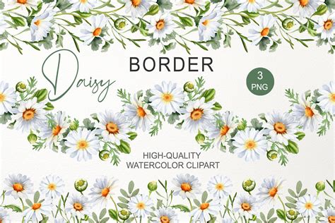 Daisy Clipart Border