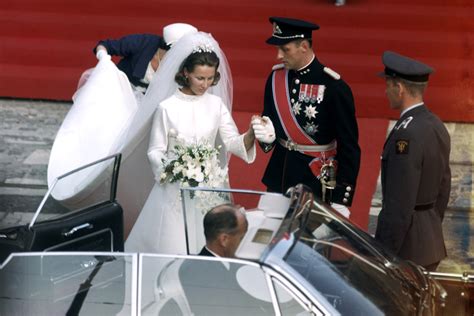 Inside King Harald V and Queen Sonja’s 1968 wedding | Vogue Australia