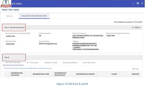 Annual Information Statement (AIS) User Guide – AIS Utility