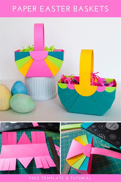 Diy easter basket template easy easter crafts – Artofit