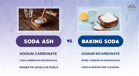Soda Ash vs. Baking Soda: Chemical Differences and Applications