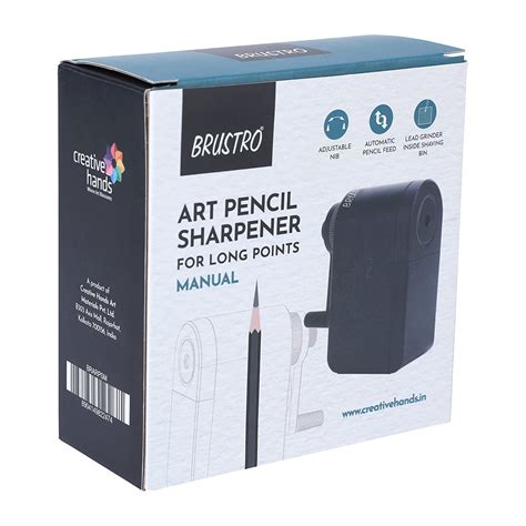 Brustro Manual Art Pencil Sharpener with Long Points – BrustroShop