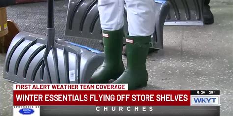 Winter essentials fly off Lexington’s stores shelves