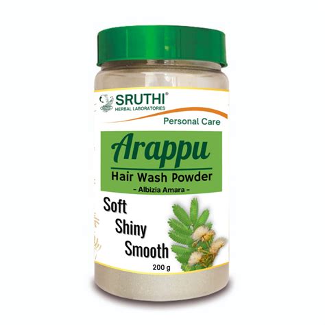 Arappu Hair Wash Powder - Albizia amara – SRUTHI HERBAL LABORATORIES