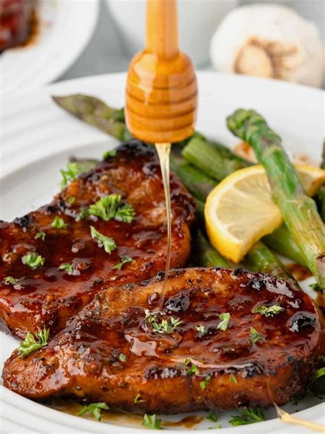 Honey Glazed Pork Chops - Quiche My Grits