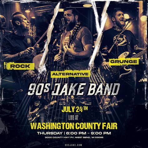 90s Jake BAND! Live at Washington County Fair in West Bend at the Kunes ...