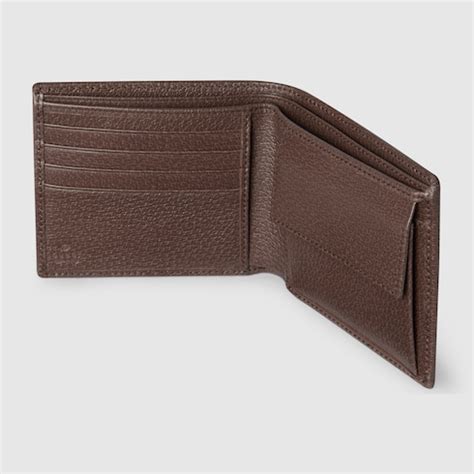 Ophidia coin wallet in beige and dark brown fabric | GUCCI® UK