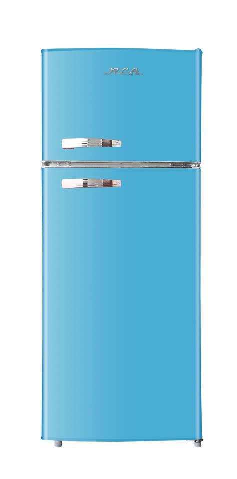 Buy RCA - 10 Cu Ft Top-Freezer Apartment-size RETRO Refrigerator - Blue ...