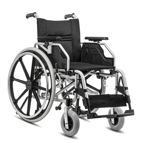 KosmoCare Aluminium Quick Release Self Propelled Wheelchair (Black ...