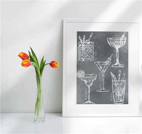 Image result for Cocktail Menu Frame