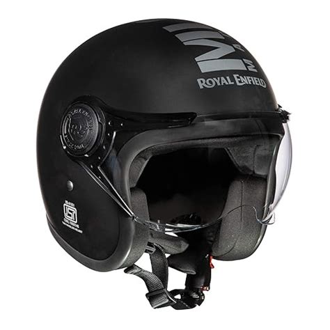 Royal Enfield Open Face MLG Helmet |Made Like a Gun | with Clear Visor ...