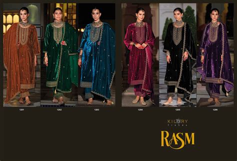 Kilory Rasm Velvet Designer Salwar Kameez Collection