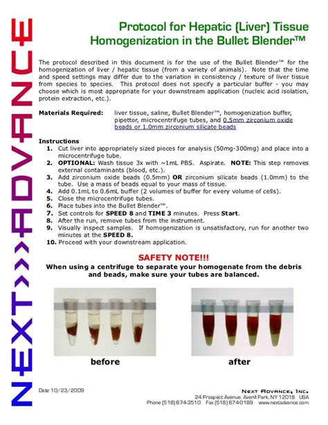Tumor Tissue Homogenization Protocol 的图像结果