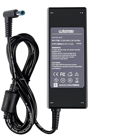 WISTAR 65W Laptop Charger Adapter for HP EliteBook 820 840 850 G3 G4 G5 ...