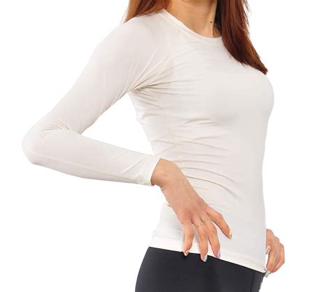 XPRIN A100 Series Women's Long Sleeve Cool Base Layer Compression Shirt ...