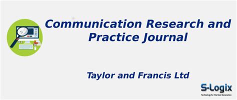 Communication Research and Practice Taylor & Francis Journal Impact ...