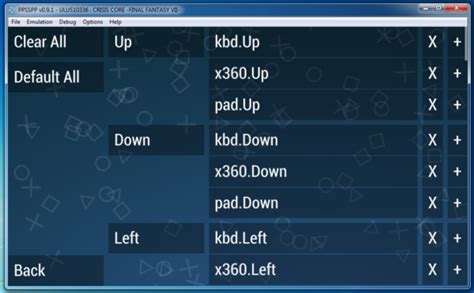 Image result for PPSSPP Keyboard Controls