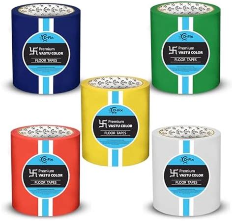 D-fix® 5PCS Vastu Color Floor Tapes, Vastu Tape Vastu Dosh Remedy/Vastu ...