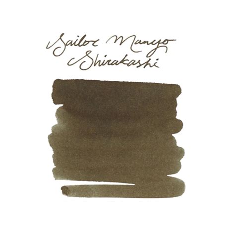 Buy Sailor Manyo Shikarashi Grey Ink | Sailor Inks Online | Makoba
