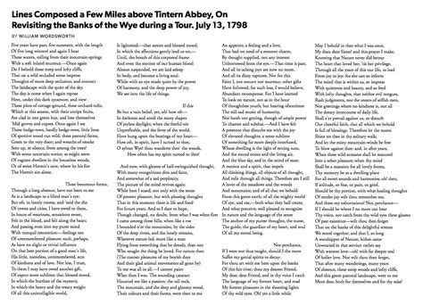 Samuel West 💙 on Twitter: "72 Lines Composed a Few Miles above Tintern ...