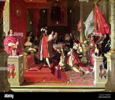 King Philip V of Spain Making Marshal James Fitzjames by Jean Auguste ...