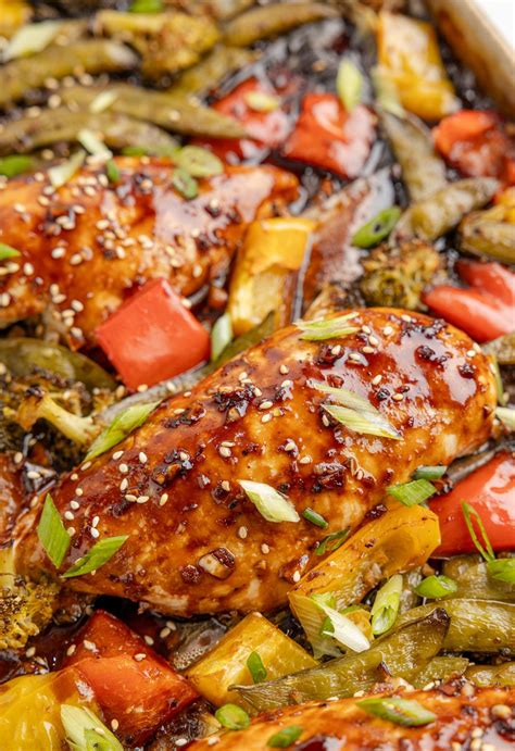 Sheet Pan Teriyaki Chicken With Vegetables (One-Pan Dinner) - Together ...