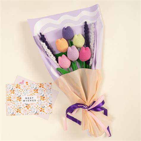 Twirling Tulips Crochet Bouquet – The Zappy Box