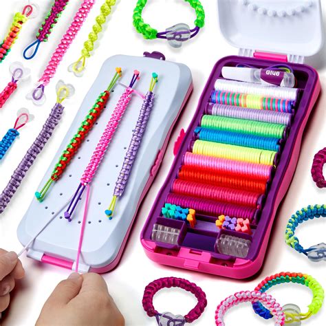 Friendship Bracelet Making Kit for Girls - Crafts for Girls - String ...