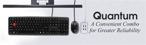 Amazon.in: Buy Quantum Wired USB Combo of 104 Keys Full-Size Keyboard ...
