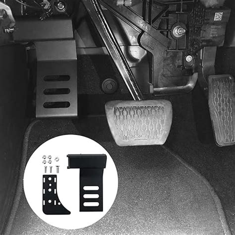 Buy Jeep Wrangler JL Driver Side Dead Pedal Black Metal Foot Rest Kick ...