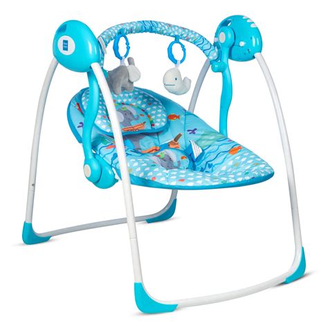 Mee Mee Soothing Baby Swing with Automatic 6 Speed Swinging Feature and ...
