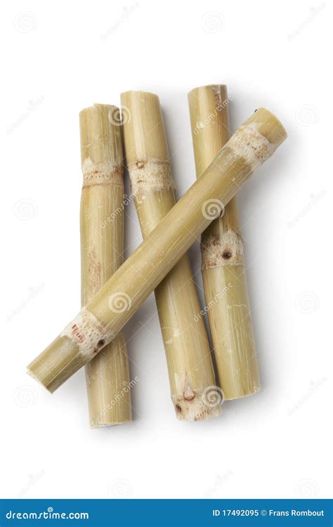 Fresh Pieces of Sugar Cane Sticks Stock Image - Image of background ...