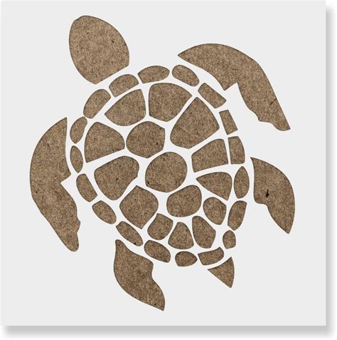 Buy Turtle Stencil - Reusable Stencils for Painting - Mylar Stencil for ...