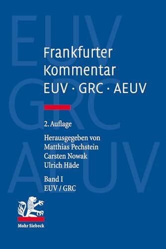 Buy Frankfurter Kommentar zu EUV, GRC und AEUV (2. Auflage): Bände 1-4 ...