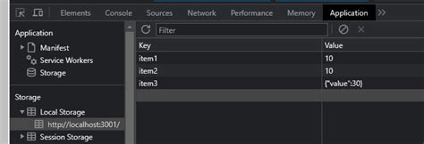 Set Item JSON.stringify Local Storage 的图像结果