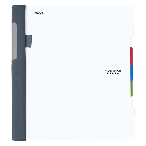 Five Star Advance 3-Subject Spiral Notebook with Pockets, School ...