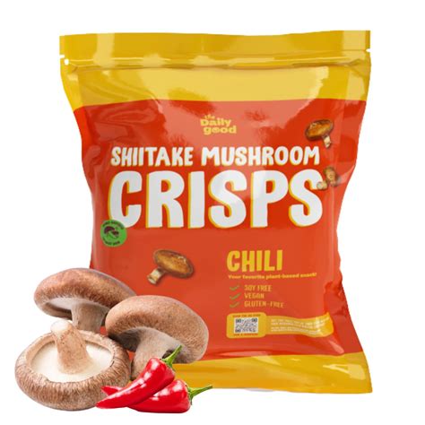 Amazon.com: The Daily Good Shiitake Mushroom Crisps - 1-Pack Mushroom ...