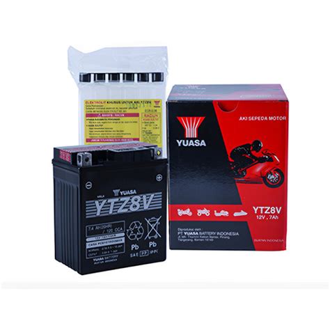 Jual Aki Motor CBR 150 250 MT25 Xmax Yuasa YTZ8V 12V 7Ah - Jakarta ...
