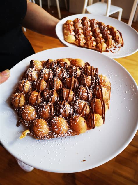 Bubble waffle Nutella | Bubble waffle, Frozen waffles, Waffles