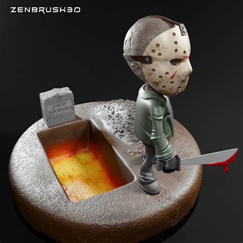 JASON VOORHEES CHIBI STL - 3D PRINTING 3D model 3D printable | CGTrader