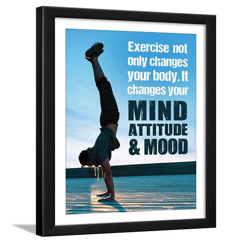 Buy Chaka Chaundh - Exercise Quotes Frames - Workout Quotes Frames ...
