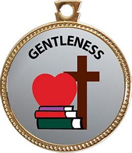 Keepsake Awards Gentleness Award, 1 Inch Dia Gold Medal "Character ...