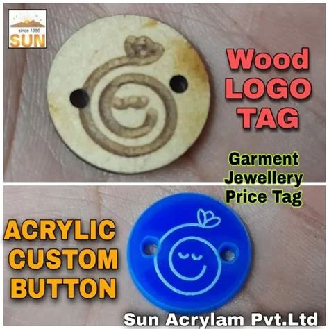 Logo Tags - Wood Logo Tag Trader - Wholesaler / Distributor from Ahmedabad