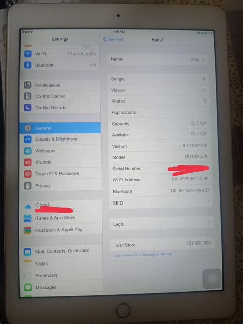 iPad 2 iOS 8.0 的图像结果