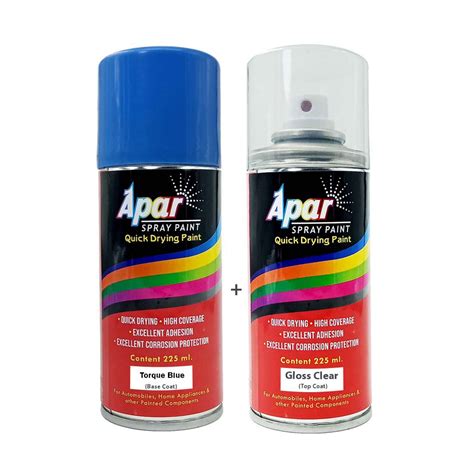 APAR Automotive Spray Paint Torque Blue (RC Colour Name) + GC ...