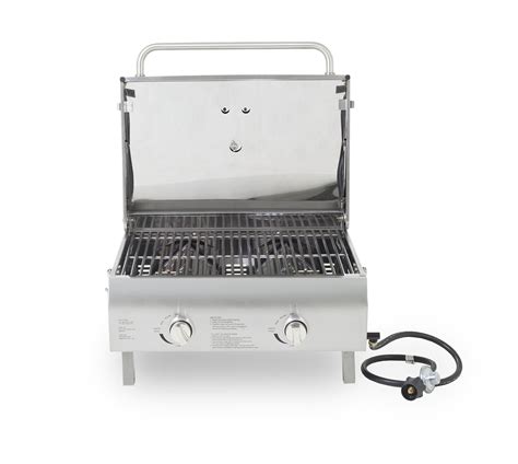 Pit Boss Grills 75275 Stainless Steel Two-Burner Portable Grill: Buy ...
